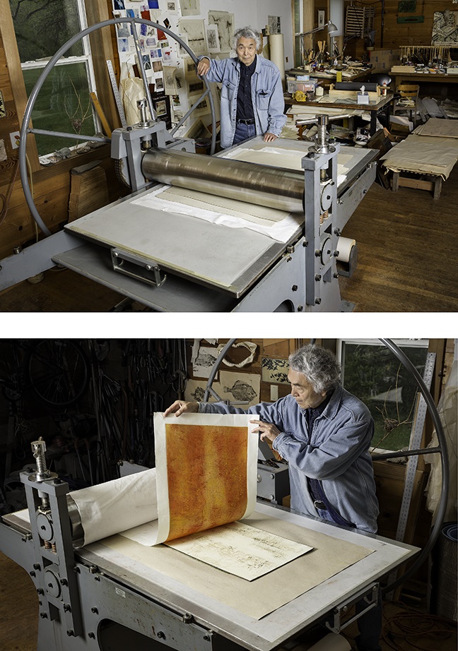 Takahara printing diptych